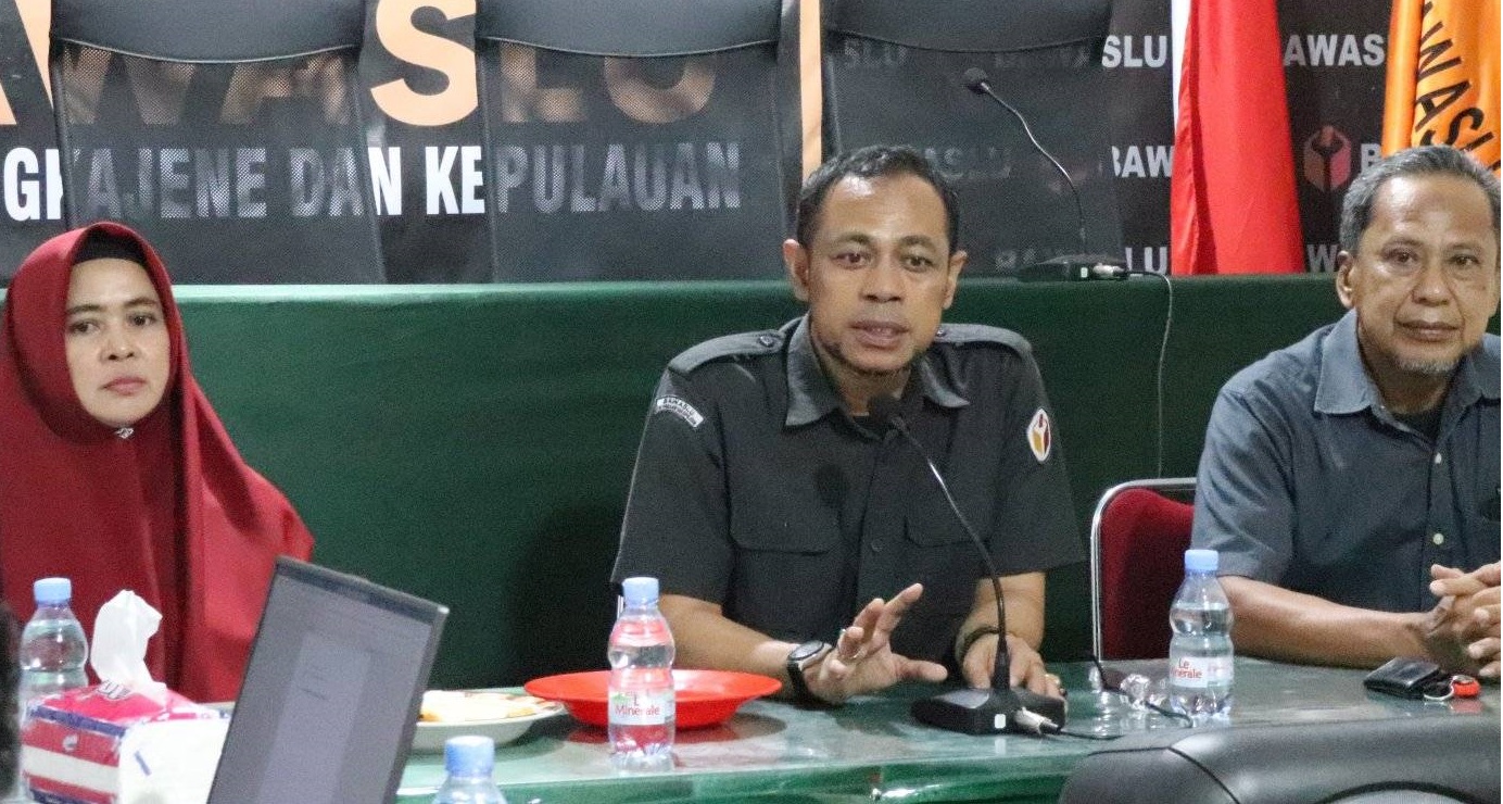 BAWASLU PANGKEP KUMPULKAN BEBERAPA PIMPINAN ORGANISASI BAHAS PERSIAPAN PENDIDIKAN PENGAWAS PARTISIPATIF