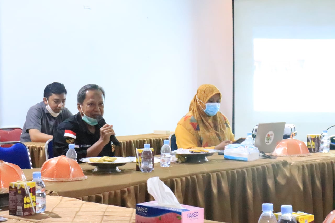 HADIRI RAKOR BERSAMA, BAWASLU PANGKEP INTENS AWASI DATA PEMILIH