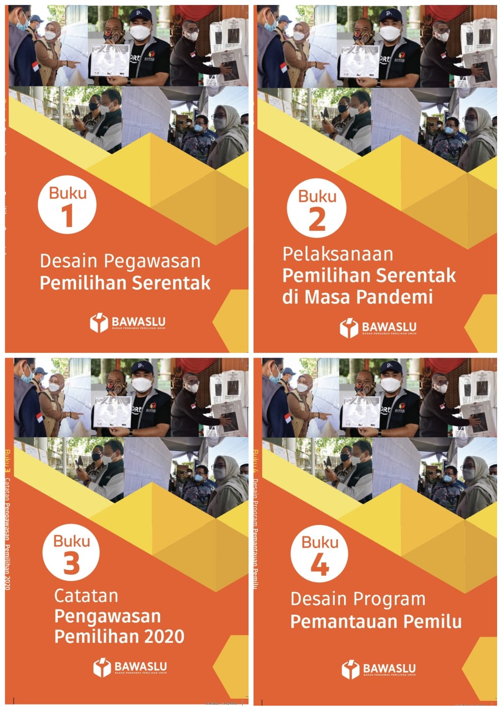 AKHIR TAHUN, BAWASLU LUNCURKAN BUKU-BUKU EVALUASI PENGAWASAN PEMILIHAN SERENTAK