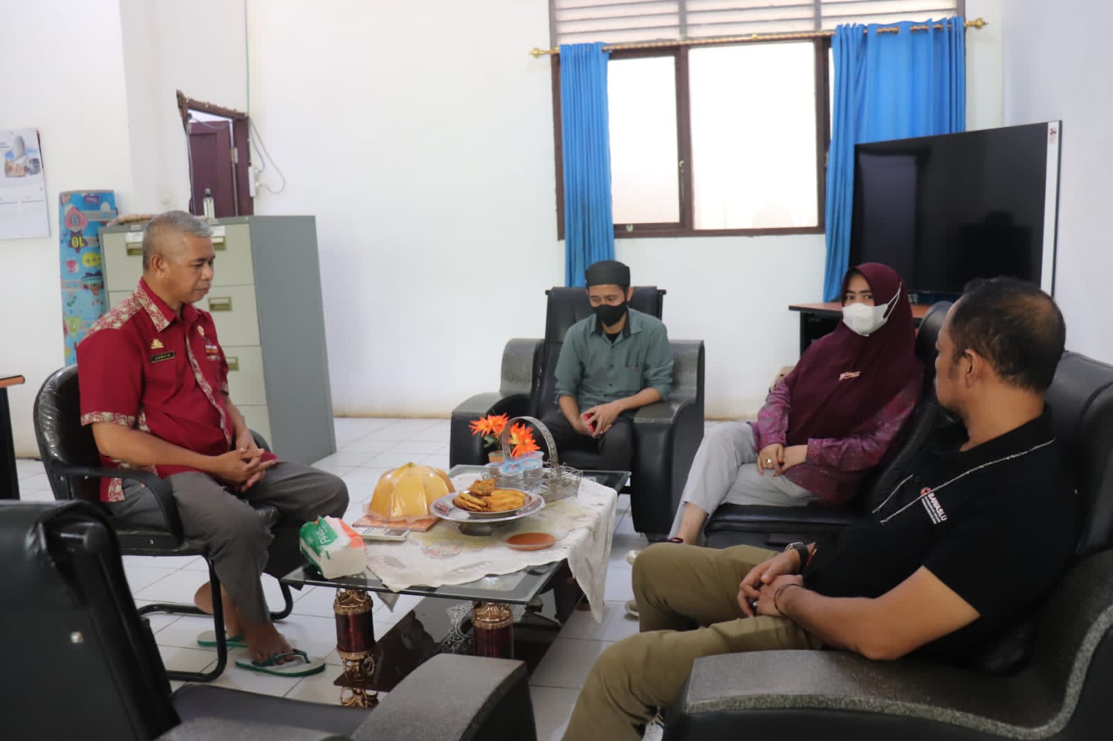 JUMAIN APRESIASI SALAH SATU PROGRAM BAWASLU PANGKEP