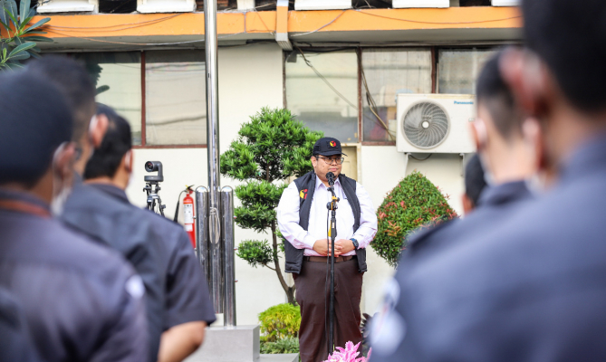 GELAR APEL SIAGA SERENTAK SE-INDONESIA, BAWASLU SIAP AWASI PEMILU 2024