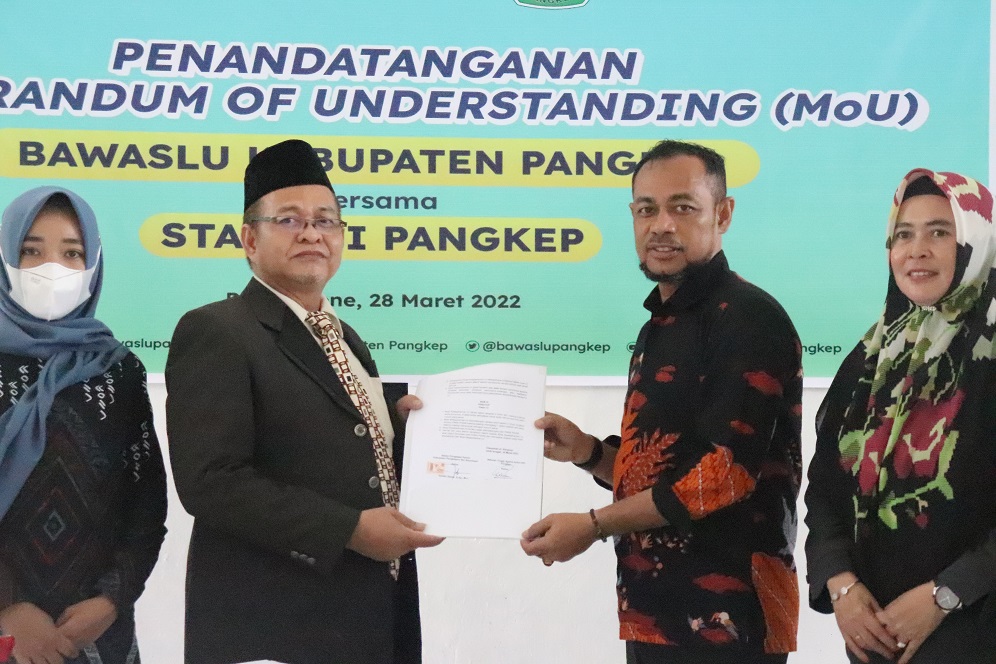 BAWASLU TEKEN MoU DENGAN STAI DDI PANGKEP, BERIKUT POIN KERJASAMANYA