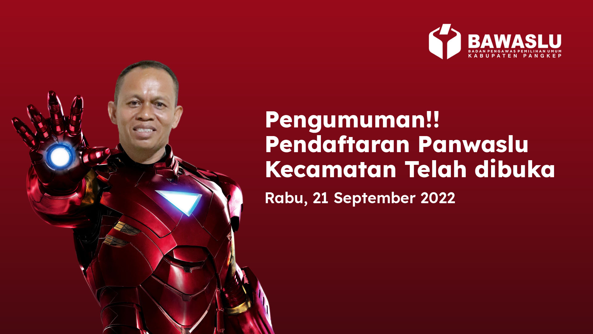 [VIDEO] PENDAFTARAN PANWASLU KECAMATAN DIBUKA HARI INI, SEGERA DAFTAR!!