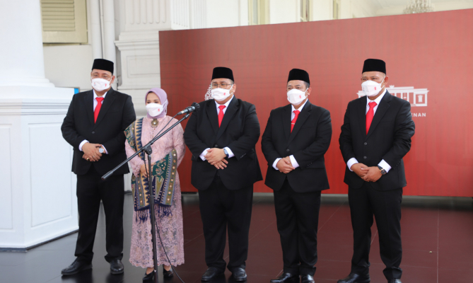 USAI DILANTIK, BAGJA MINTA DUKUNGAN MASYARAKAT DAN PEMERINTAH DALAM MENGAWASI PROSES PEMILU