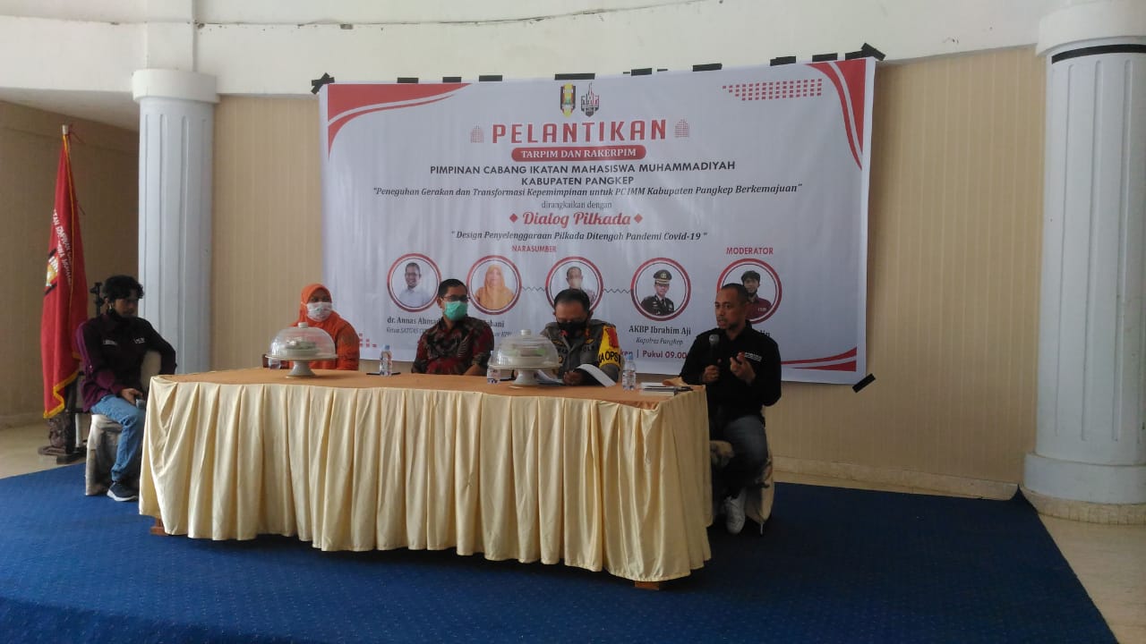 HADIRI DIALOG PILKADA, INI PESAN KETUA BAWASLU PANGKEP