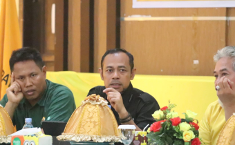HADIRI KONSOLIDASI DAN BIMTEK PARTAI GOLKAR, SAMSIR SALAM AJAK SEMUA PIHAK JADI PENGAWAS PARTISIPATIF