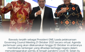 BAWASLU TERPILIH SEBAGAI PRESIDEN GNEJ