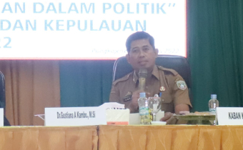 KESBANGPOL GANDENG BAWASLU & KPU, AMRIL : UPAYA PERBAIKAN POLITIK DI DAERAH