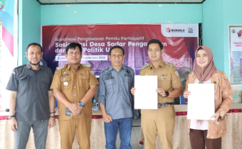 BAWASLU PANGKEP BANGUN KERJASAMA DENGAN PEMDES BENTENG