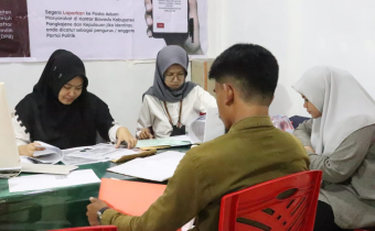 HARI PERTAMA DIBUKA, POKJA REKRUTMEN PANWASLU KECAMATAN MULAI LAYANI PENDAFTAR