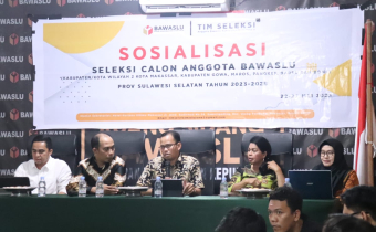 TIMSEL BAWASLU KABUPATEN/KOTA AJAK MASYARAKAT PANGKEP IKUT SELEKSI BAWASLU