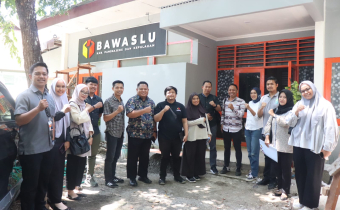 BAHAS POTENSI PIDANA PEMILU DI WILAYAH PERBATASAN, BAWASLU PANGKEP TERIMA KUNJUNGAN GAKKUMDU KOTA MAKASSAR