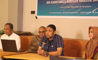 BUKA RAPAT PEMBINAAN PENYELESIAN SENGKETA, KETUA BAWASLU PANGKEP PAPARKAN BEBERAPA HAL