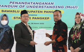 BAWASLU TEKEN MoU DENGAN STAI DDI PANGKEP, BERIKUT POIN KERJASAMANYA