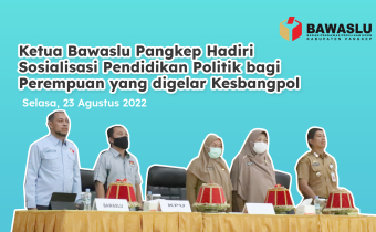 [VIDEO] KETUA BAWASLU PANGKEP HADIRI SOSIALISASI PENDIDIKAN POLITIK BAGI PEREMPUAN YANG DIGELAR KESBANGPOL