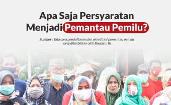 BAWASLU BUKA PENDAFTARAN PEMANTAU PEMILU, INI PERSYARATANNYA