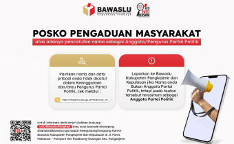 DATA PRIBADI DICATUT PARPOL? SEGERA KE POSKO PENGADUAN BAWASLU PANGKEP