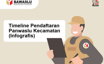 [INFOGRAFIS] TIMELINE PENDAFTARAN PANWASLU KECAMATAN