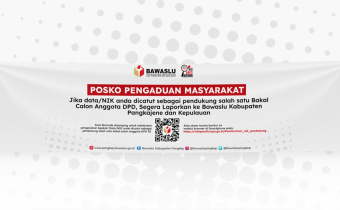 DUA PEKAN DIBUKA, BERIKUT DATA ADUAN MASYARAKAT DI BAWASLU PANGKEP